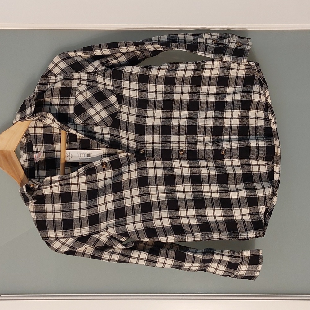 NWT Joe Fresh plaid button up